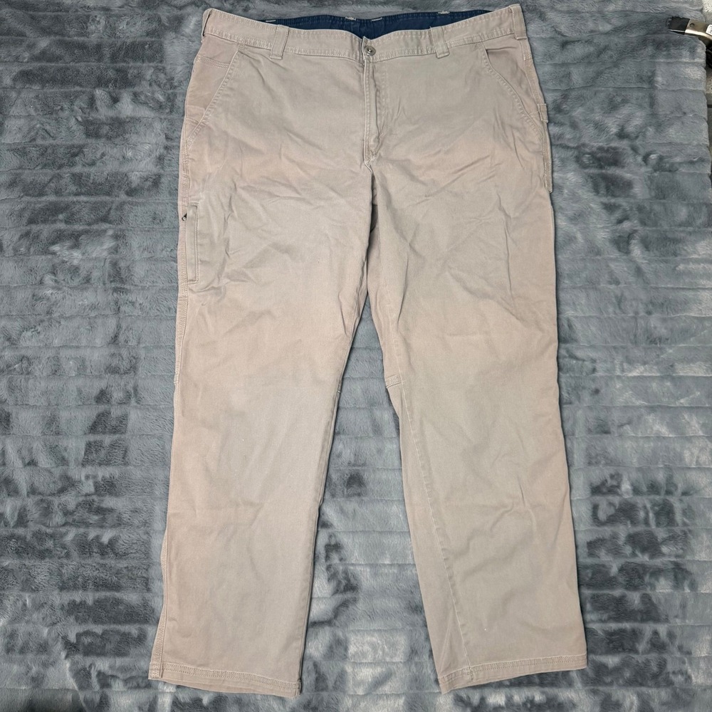 Columbia Mens Tan Khaki Utility Carpenter Pants Regular Fit 40x32 AM0452